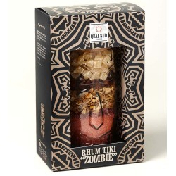 Tiki Zombie : Mélange pour rhum Zombie dans verre Tiki - QUAI SUD
