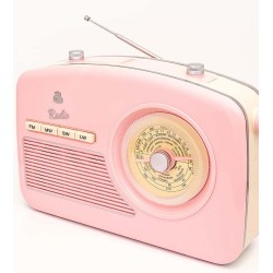 RYDELL PINK : Radio analogique rétro rose - GPO