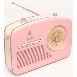 RYDELL PINK : Radio analogique rétro rose - GPO