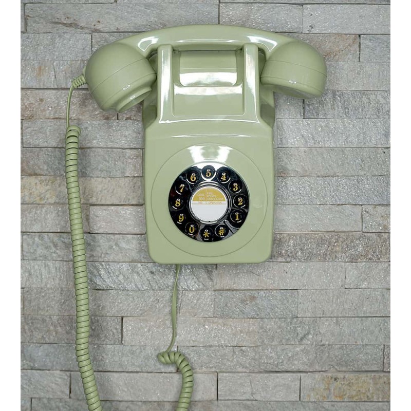 746 WALL : Téléphone mural filaire vintage GPO - OBJECTIF TENDANCE