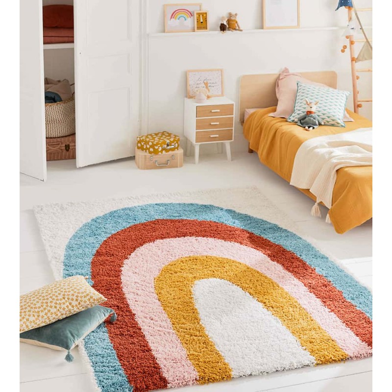 aquarelle multicouleur tapis ambiance nazar rugs 01