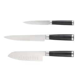 Set de trois couteaux type japonais en coffret livoo produit 01 