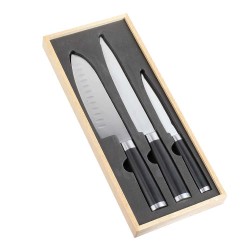 Set de trois couteaux type japonais en coffret livoo produit 02 