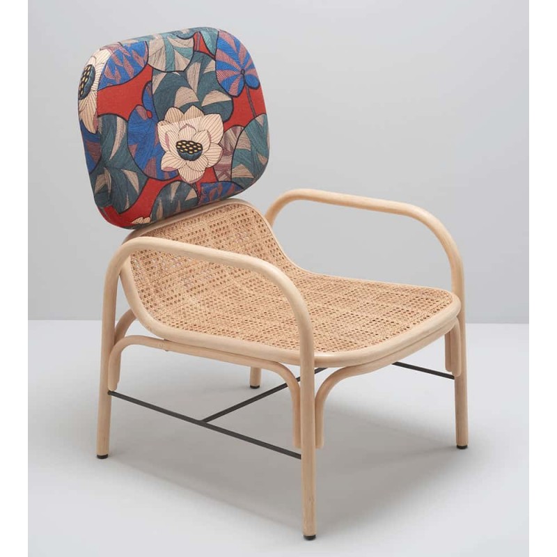 fauteuil plus rotin tissu design orchid edition 02 