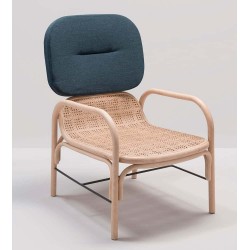 fauteuil plus rotin tissu design orchid edition 014 