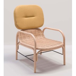 fauteuil plus rotin tissu design orchid edition 015 