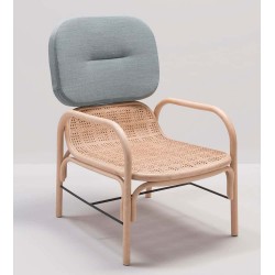 fauteuil plus rotin tissu design orchid edition 017 