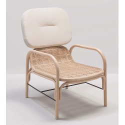 fauteuil plus rotin tissu design orchid edition 016 