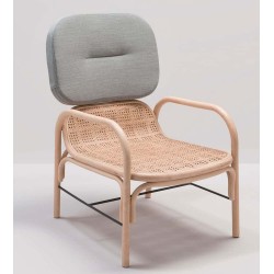 fauteuil plus rotin tissu design orchid edition 018 