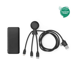 mr bio pack hepta powerbank 7000 mah cable charge 1 m xoopar 05 