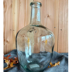 vase bouteille en verre colore le comptoir 7