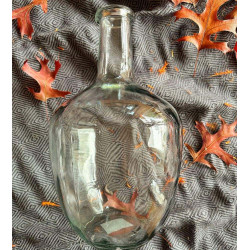 vase bouteille en verre colore le comptoir 8 