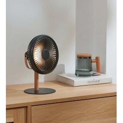 Lampe ventilateur nomade rechargeable Beyond Gingko - Objectif Tendance