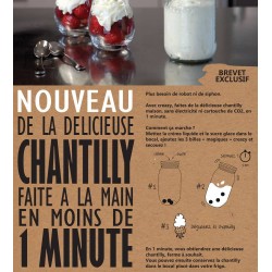 Crème chantilly maison - CREAZY - COOKUT
