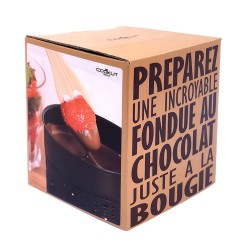Set à fondue au chocolat à la bougie 4 à 6 pers - LUMI CHOCO- COOKUT