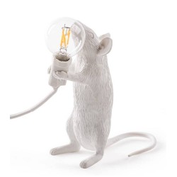 Lampe souris blanche MOUSE - 3 positions - SELETTI