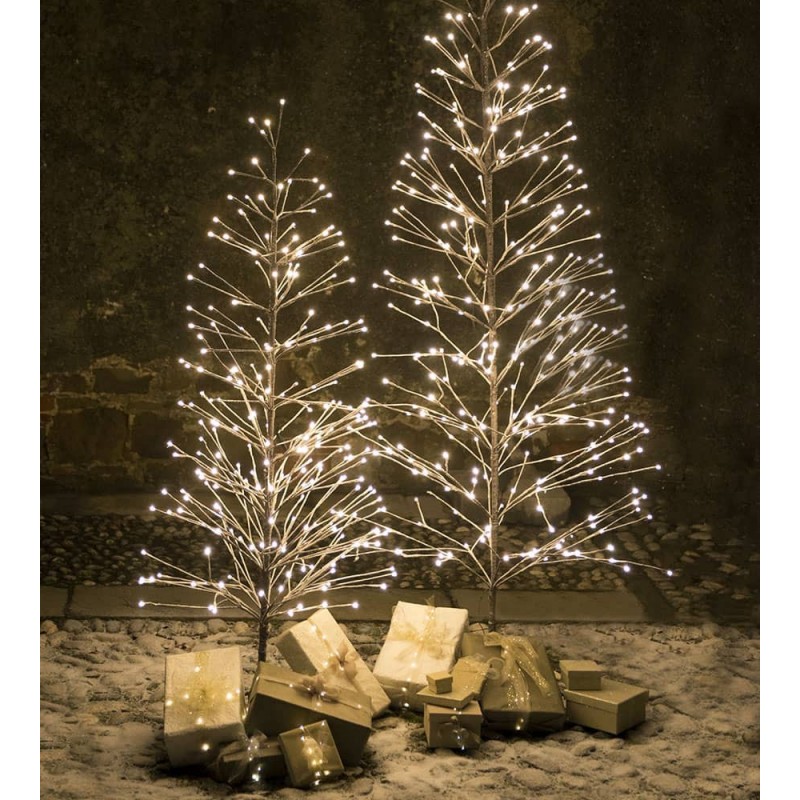 Sapin de Noël naturel avec branches lumineuses
