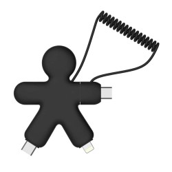 BUDDY BIO : Câble de charge multi-connecteurs bio-dégradable - XOOPAR