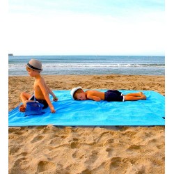 ÔBABA XXL PLUS : Drap de plage familial avec piquets - ÔBABA