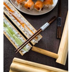 Coffret Sooshi : appareil à sushis et baguettes COOKUT - OBJECTIF TENDANCE