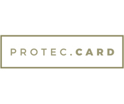 logo officiel de protec.card, carte bancaire sécurisée protec.card est l'étui électronique qui la protège